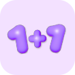 1+1