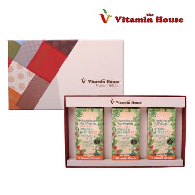 [비타민하우스] 멀티비타민 웰플러스 선물세트 (1,250mgx60정x3병)