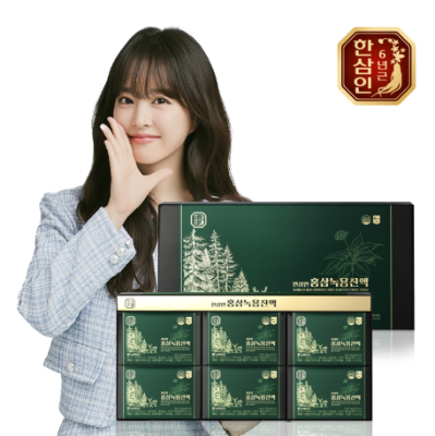 [한삼인] 홍삼녹용진액 60mL x 30포 (30일분) 1세트