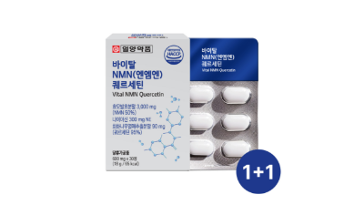 [일양약품]바이탈NMN퀘르세틴(600mg x 30정)1+1