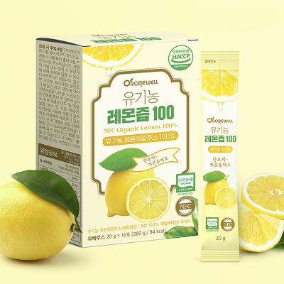 [NFC착즙 유기농 레몬즙] 로니웰 유기농 레몬즙 100 20g × 14포