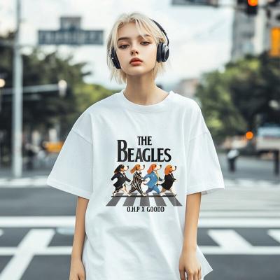 [원헌드레드퍼센트] OHPxGOODD 비글스 세미오버 반팔티 / 남여공용 여름 반팔티셔츠 빅사이즈
