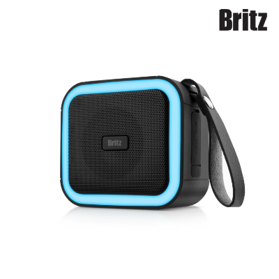 휴대용 블루투스 스피커 52mm 유닛 고출력 생활방수 실내 실외 RGB 조명 AUX 브리츠 Britz BZ-MV100