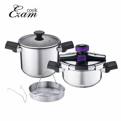 [이잼쿡] 타이머 더블 압력솥 세트(3L+5L)