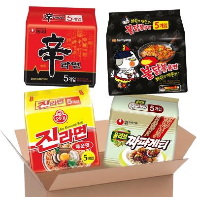 신라면5+불닭볶음면5+짜파게티5+진라면매운맛5