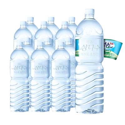 [삼다수] 제주 삼다수 2Lx24병 무라벨 생수 물 2리터