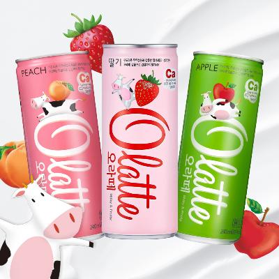 [동아오츠카] 오라떼 애플 240ml 캔 30입 음료 음료수
