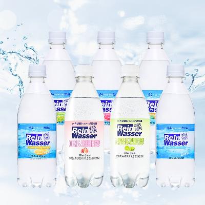 [동아오츠카] 라인바싸 탄산수 500mlx40입 7가지맛 (플레인  레몬  자몽  샤인머스  파인애플) 탄산음료