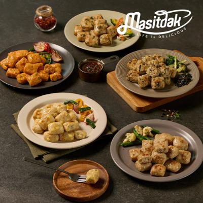 [랭킹닭컴] 맛있닭 닭가슴살 볼 4종 혼합 17팩(오리지널6, 깻잎6, 치즈5)