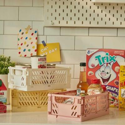 앳뮤즈 접이식 폴딩박스 1~8개 세트 3컬러 선택&랜덤