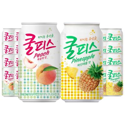 [동원] 쿨피스 복숭아12캔+파인애플12캔 총24캔 (오늘출발+무배) 음료수 탄산음료 매운음식