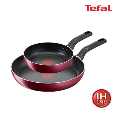 [테팔] 레드가메이 인덕션 프라이팬 2종세트(20cm+28cm)