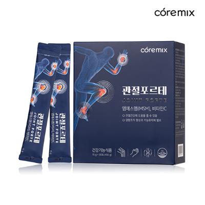 [유통기한임박][코어믹스] 관절염 영양제 무릎 연골 건강기능식품 관절포르테 15gx30포