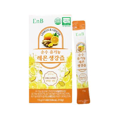 [이엔비] 순수 유기농 레몬생강즙 15g x 14포