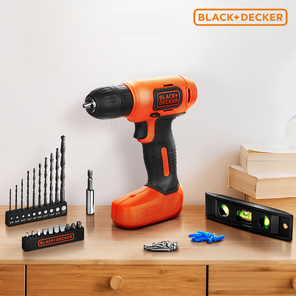 [블랙앤데커] 리튬이온 컴팩트 드릴 드라이버(44가지 패키지구성) EBDCD8HDPK