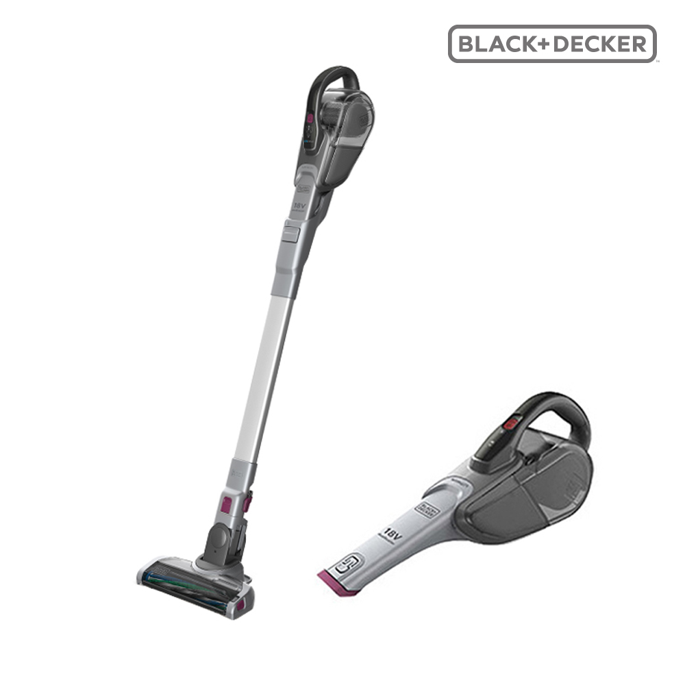 [블랙앤데커] 2in1 스마트텍 무선 스틱청소기 CS1820T