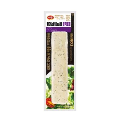 [하림] 닭가슴살 리얼바 블랙페퍼 80g 10개 세트