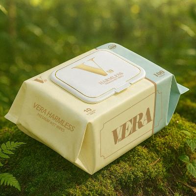 [VERA] 베라 무해력 물티슈 100매x10팩 (평량53g 200x 150) 아기물티슈 유아물티슈