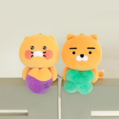 귀여운 카카오프렌즈 춘식이 라이언 캐릭터 인형 키링 / 핸드폰 에어팟 모니터 가방 장식 열쇠고리 키홀더