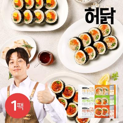 [허닭] 허닭FIT 저당 현미곤약 김밥 220g 1팩 (3종 택1)
