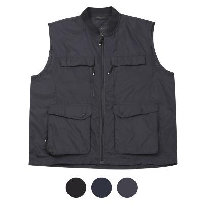 [파파브로] 시원한 메쉬 포켓 여름 골프조끼 3color