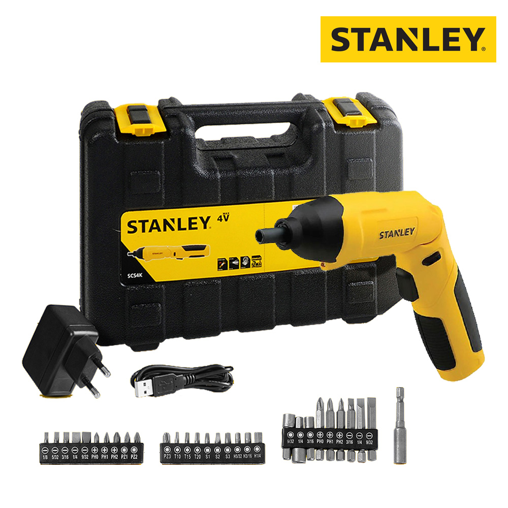 [스탠리] 4V 리튬이온 스크류 드라이버 세트 SCS4K