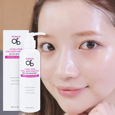 [1+1]ORB 울트라 핑크 콜라겐 노화케어 대용량 에센스 200ml