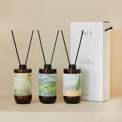 [디스이즈] 발향 좋은 명화 인테리어 디퓨저 500ml x 3개 (1500ml) 선물 박스 포장
