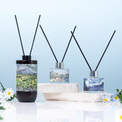 [디스이즈] 발향 좋은 명화 인테리어 디퓨저 500ml+120ml 2P 우리집세트