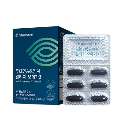 메디카코리아 루테인 초임계 알티지 RTG 오메가3 EPA DHA 30캡슐