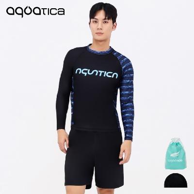 아쿠아티카 남성 래쉬가드 AQAMTS24015 상의+PZ 반바지세트