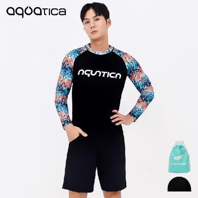 아쿠아티카 남성 래쉬가드 AQAMTS24016 상의+PZ 반바지세트