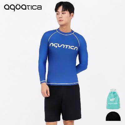 아쿠아티카 남성 래쉬가드 AQAMTS23013 상의+PZ 반바지세트