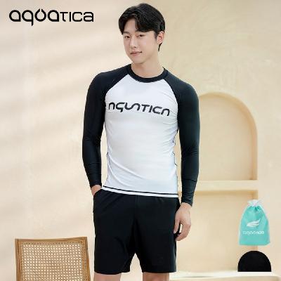 아쿠아티카 남성 래쉬가드 AQAMTS23011 상의+PZ 반바지세트
