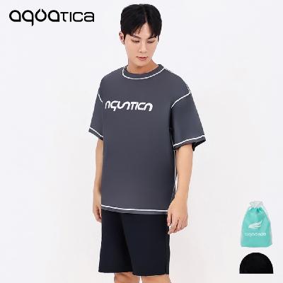 아쿠아티카 남성 래쉬가드 AQAMTS23010 상의+PZ 반바지세트