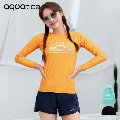 아쿠아티카 여성 래쉬가드 AQAWTS23001+레이어드 스윔 보드숏 NV세트