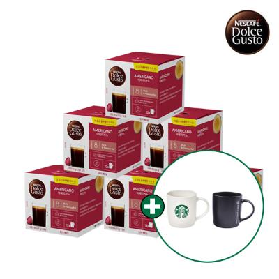 [돌체구스토] 12입 커피캡슐 6박스 (카페 아메리카노) + 스타벅스 머그컵 랜덤증정