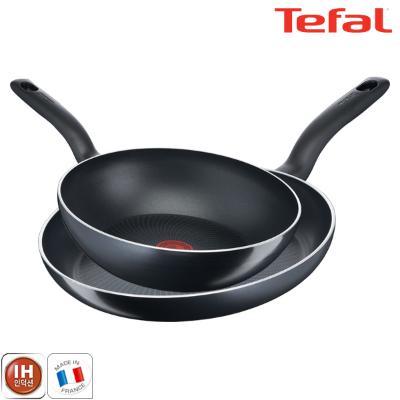 테팔_ 팬&냄비 인덕션 스타트이지 2종세트 (프라이팬 32cm + 볶음팬 28cm)