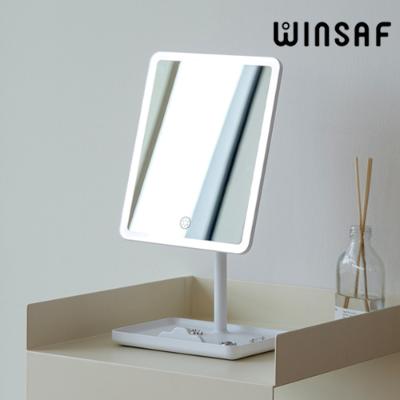 [윈세프] 화장대 탁상용 스탠드 LED 거울 WM05