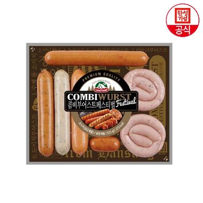 [한성기업] 소시지 파티팩 콤비부어스트 페스티벌 525g