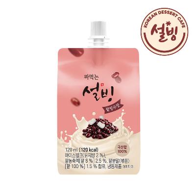 설빙 짜먹는 아이스 팥빙수 10개입