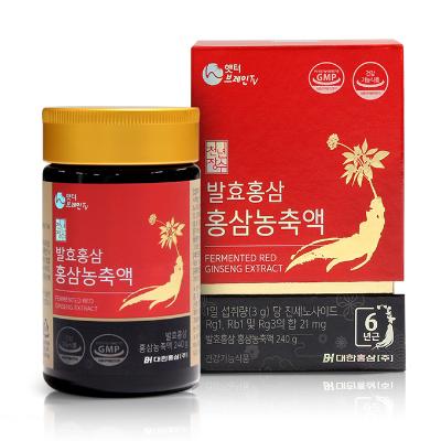 [대한홍삼] 천년장수 발효홍삼 홍삼농축액 (240g)/쇼핑백/홍삼농축액+발효홍삼농축액