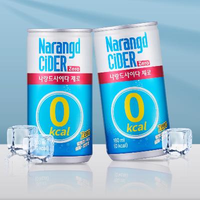 [동아오츠카] 나랑드사이다 180ml 캔 30입