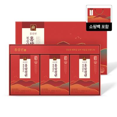 홍삼진 정성담은 홍삼절편 20g*9포