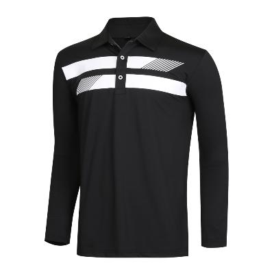 [파파브로] 사방스판 배색 골프 남성 카라티 2color