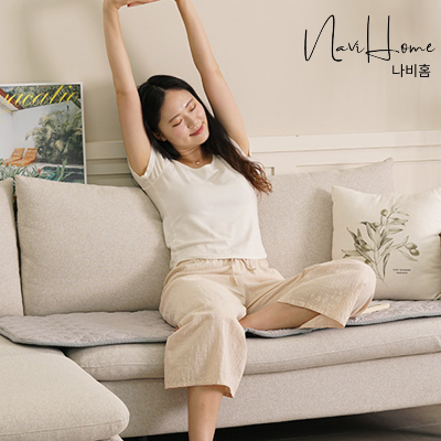 나비홈 2026년형 국내생산 전자파차단 무자계 온열 탄소 워셔블 전기요 라이트그레이, 50X140cm(미니싱글)