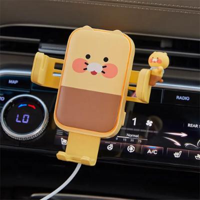 [카카오프렌즈] 차량용 오토무선충전거치대_춘식이