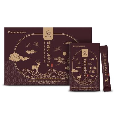 [자담원] 데일리 녹용스틱 (10gx30포)/뉴질랜드산 녹용+각종 한방재료/HACCP 인증