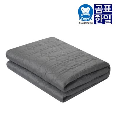 [곰표한일] 무자계 워셔블 안심 탄소매트 퓨어그레이_슈퍼싱글
