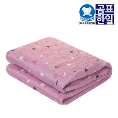 [곰표한일] 무자계 워셔블 안심 탄소매트 보니핑크_싱글